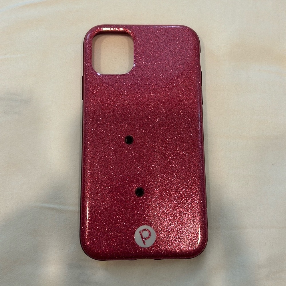 iPhone 11 Pink Sparkle Loopy Case Without Loop